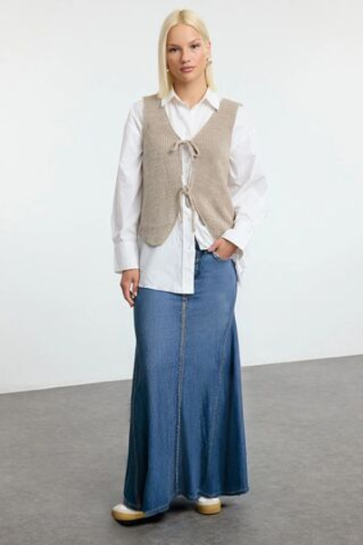 Свитер из норкового трикотажа в Салониках TCTAW25UV00015