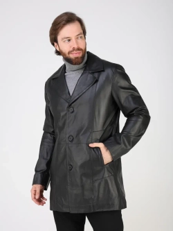 Кожаная куртка демисезонная блейзер пиджак