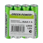 GREEN POWER lab Батарейка GREEN POWERlab LR03 AAA BOX20 Alkaline 1.5V, 20 шт.