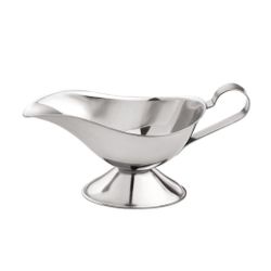 Соусник 110 мл 14,2*7,4 см h6,7 см овальный на подставке с ручкой нерж. P.L. Proff Cuisine