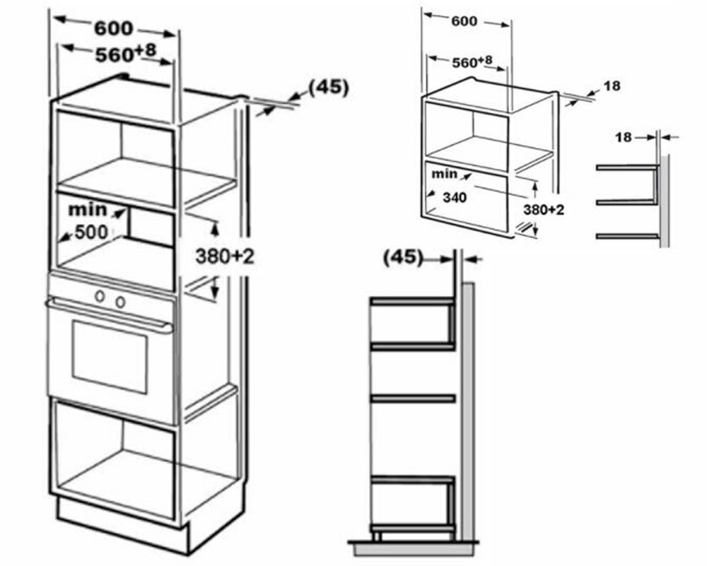 Микроволновая печь встраиваемая SIMFER MD2360