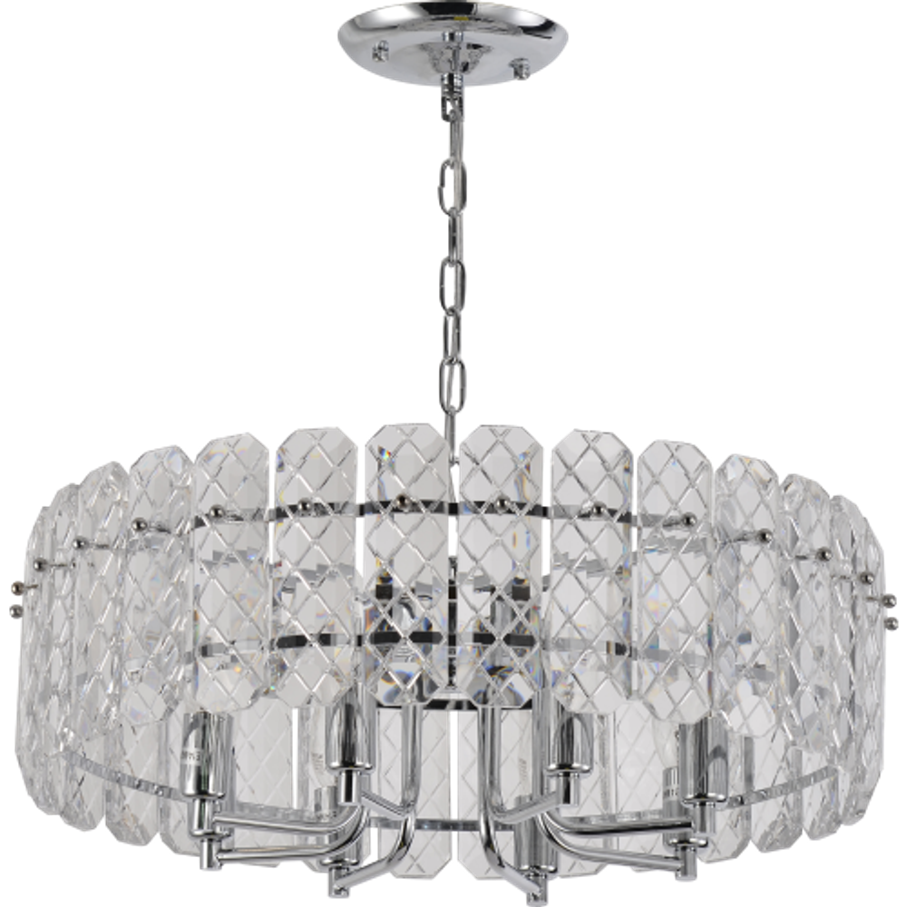 Люстра Rivoli Whitney 1050-308 8 х Е14 40 Вт хрусталь