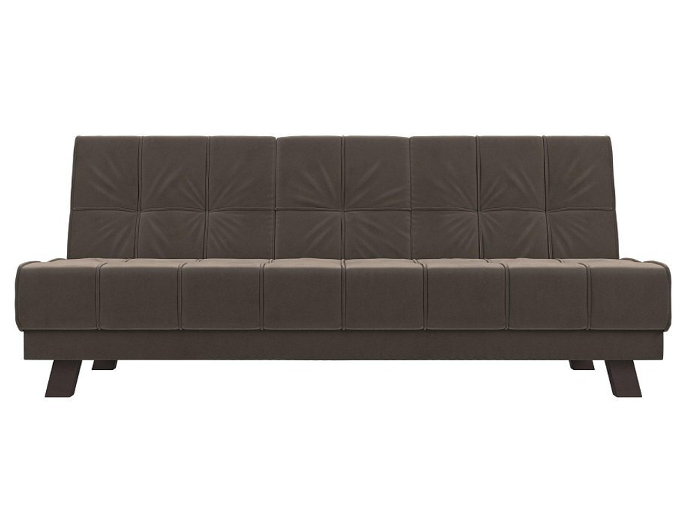 Диван прямой Винсент, Коричневый, Велюр, 102870