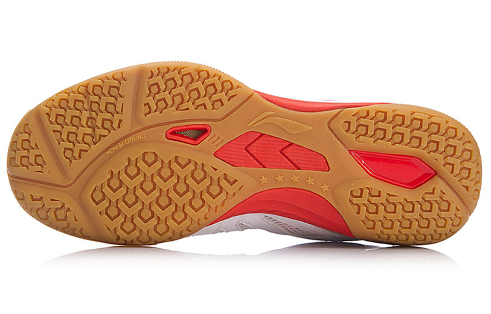 Li Ning Cushioning Support Balance Low top Training Shoes Women"s White Red