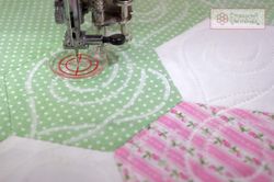 Шаблон для стежки "Сердечки - 2" малый (арт. T13)