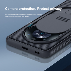 Чехол усиленный с защитной шторкой для камеры от Nillkin на Honor Magic 4 Pro 5G, серия CamShield Pro Case