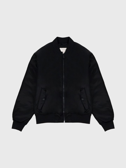 Утепленный Бомбер Calvin Klein Twill Nylon Black