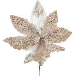 GAEM Цветок искусственный "Пуансеттия", L48 W48 H38 см