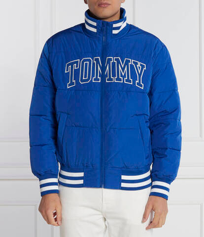 Куртка бомбер NEW VARSITY PUFFER Tommy Jeans - голубой(DM0DM17479)