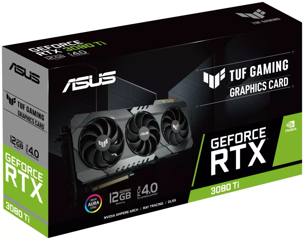 Видеокарта ASUS TUF Gaming GeForce RTX 3080 Ti 12GB (TUF-RTX3080TI-12G-GAMING), Retail