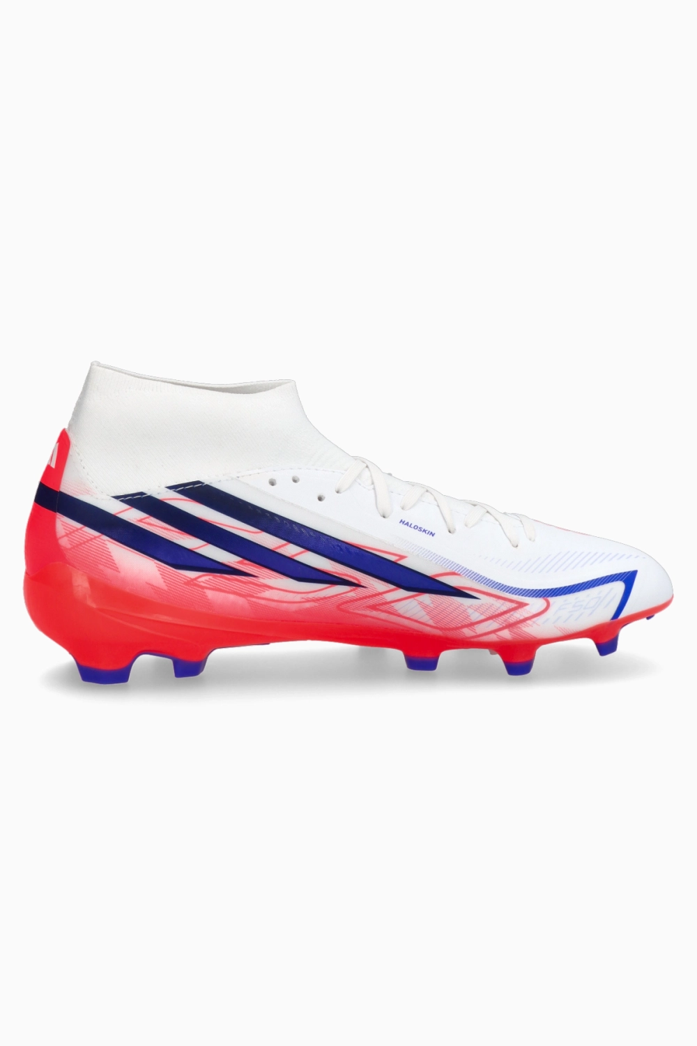 Бутсы adidas F50 League Hyperfast Mid FG - белый