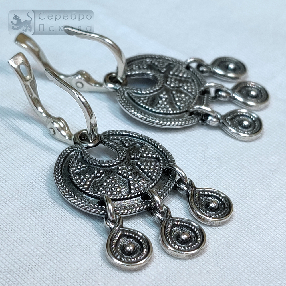 Серьги "Изборской принцессы"