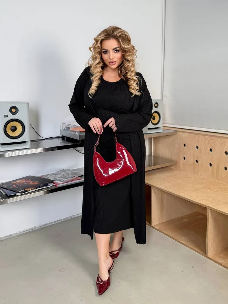 Платье с кардиганом УК-8864-2 Fabrika