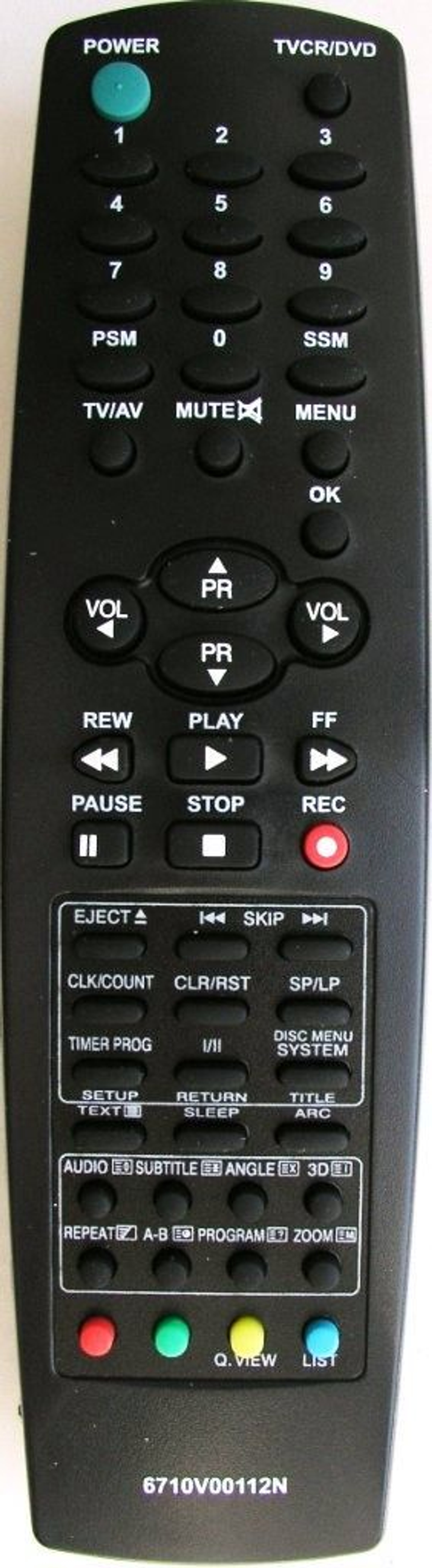 Пульт для LG 6710V00112N TV+DVD+VCR