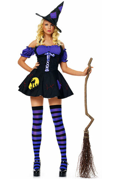 Костюм Ночная ведьмочка SM (42-44) (Цвет: черный с синим)