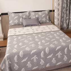 Комплект постельного белья Сатин Aurora Veil/Вуаль Авроры с Покрывалом AV001