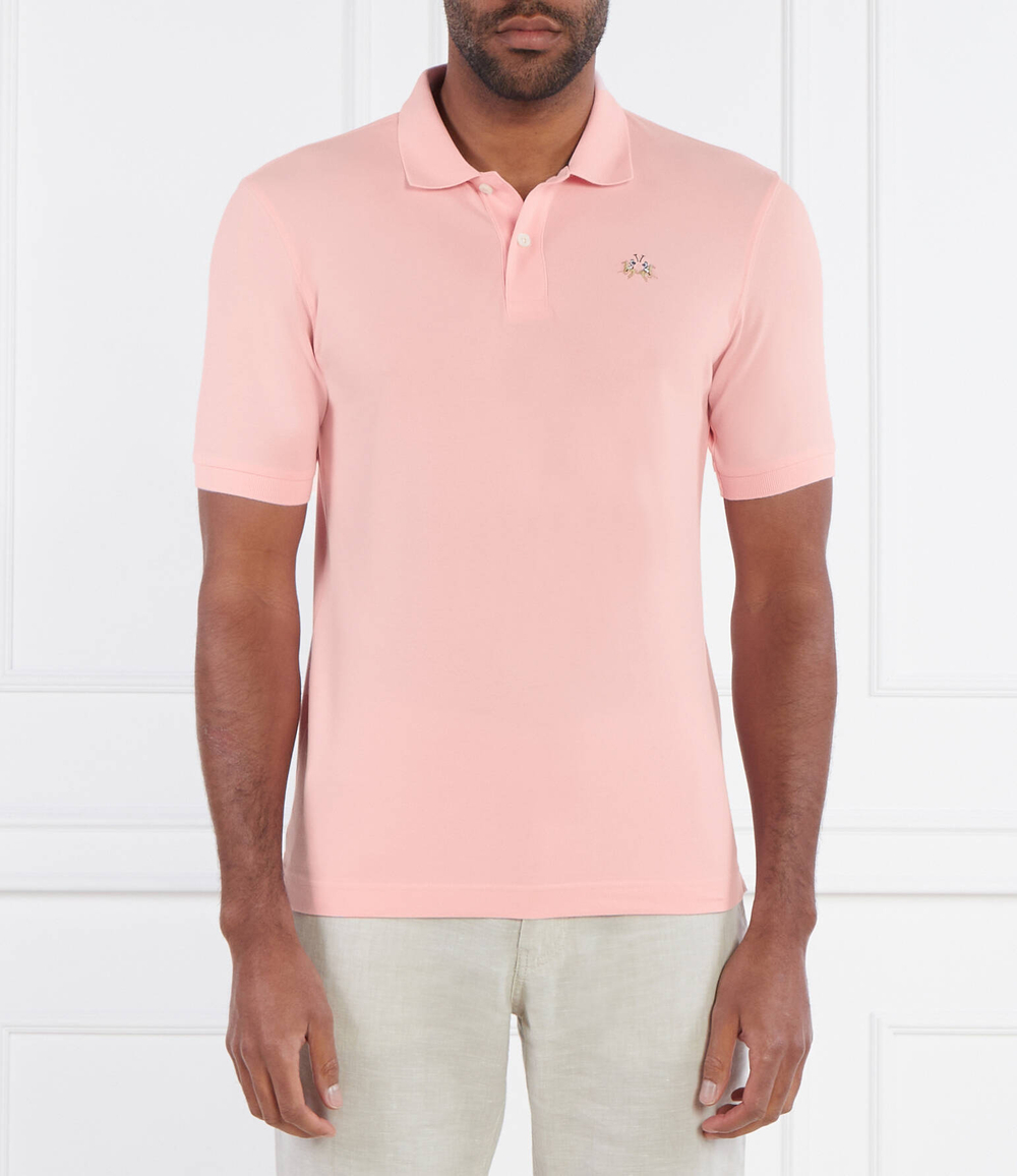 Поло La Martina - пудро-розовый (YMP002 PK001)