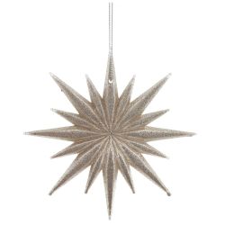GAEM Изделие декоративное подвесное "Снежинка", L12 W1 H12 см, 4в.