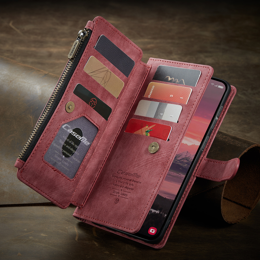 Многофункциональный чехол-кошелек CaseMe 3 in 1 Matte Wallet для Samsung Galaxy S25 Edge