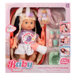 Пупс функциональный с аксесс., коробка NEW242A