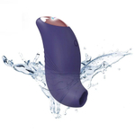 Темно-синий вакуум-волновой стимулятор Believer