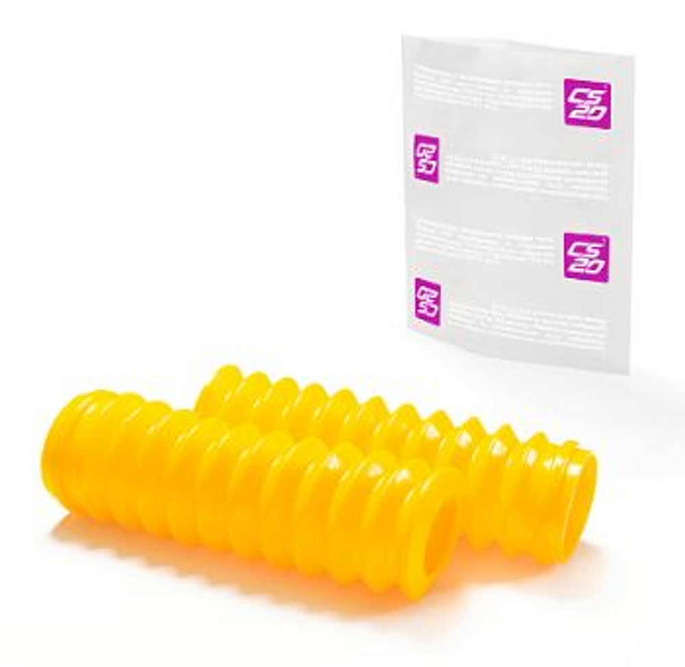 Пыльник стойки задней  2108, 2110 2108-2915681 полиуретан ЖЕЛТЫЙ (кт2шт) COMFORT CS20 08713