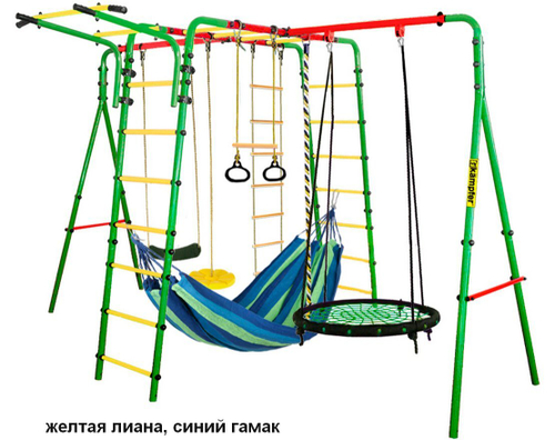 Спортивно-игровой комплекс Kampfer Wunder Sommer Гнездо большое зеленое