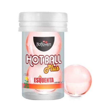 Лубрикант на масляной основе в виде двух шариков с разогревающим эффектом