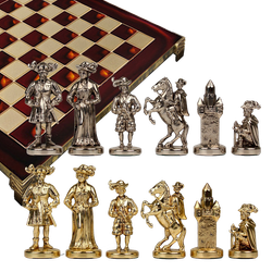 Manopoulos Шахматы бронзовые Рыцари Средневековья