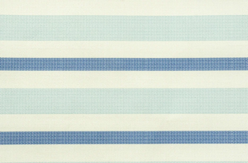 CLASSIC STRIPE 6 мебельный велюр, рисунок полоска, белый синий, 1,4 м
