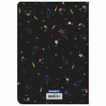 Тетрадь 40 л. в клетку обложка SoftTouch, фольга, бежевая бум. 70 г/м2, сшивка, А5 (147х210 мм), FLOWERS, BRAUBERG, 403773