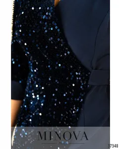 Платье 1152Н-синий Minova