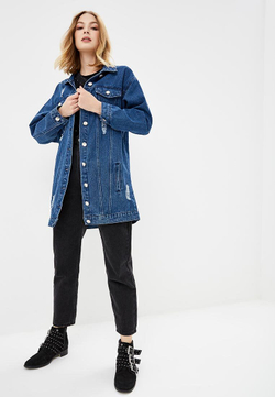 LIGVIANNI Джинсовая куртка Denim Jacket Don't TALK TOO MUCH
