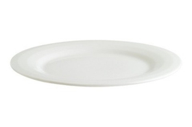Тарелка d=180 мм. Белый Хало широкая полоска Bonna