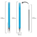 Ручка шариковая масляная BRAUBERG "FRUITY ST", СИНЯЯ, корпус soft touch, узел 0,7 мм, линия письма 0,35 мм, 142654