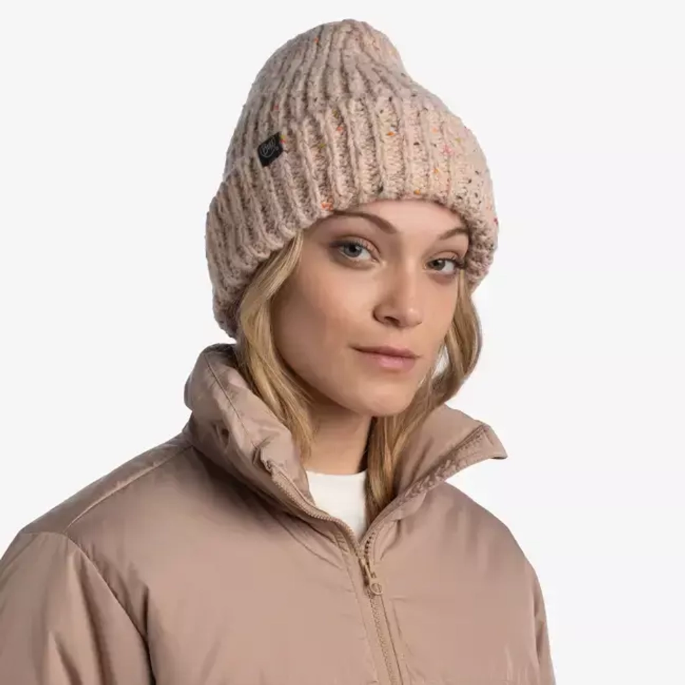 Шапка Buff Knitted & Fleece Band Hat Kim Pale Pink (US:one size)