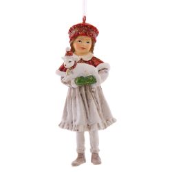 GAEM Украшение новогоднее "Девочка", L5 W5 H12 см, 2в.