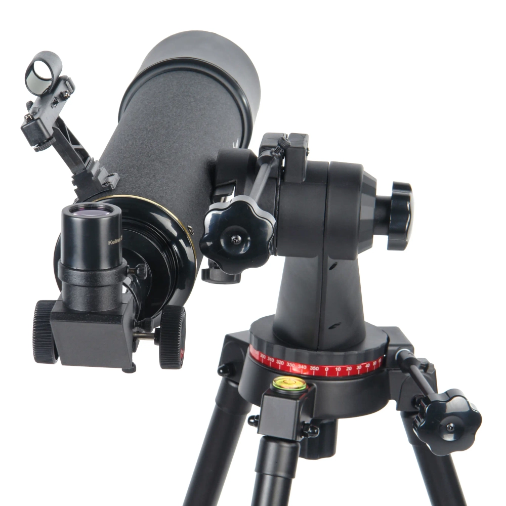 Телескоп Veber NewStar LT60090 AZIII крупный план управления и окуляра