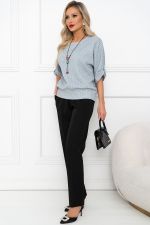 Костюм брючный (черный/светло-серый) К11-82/3 Nikol