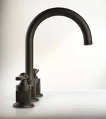 Cмеситель для раковины Gessi Venti20, с зонтичным изливом, донный клапан, цвет Matte Black