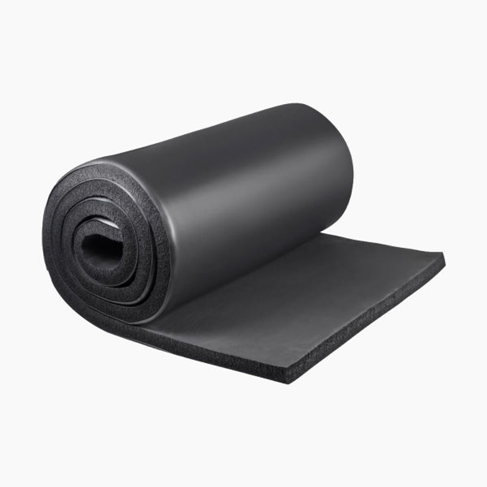 Рулон из вспененного каучука K-FLEX ST AD с покрытием IN CLAD Black Тмакс=110°C черный самоклеящийся