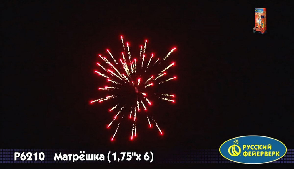 Фестивальные шары "Матрёшка" (1,75" x 6)