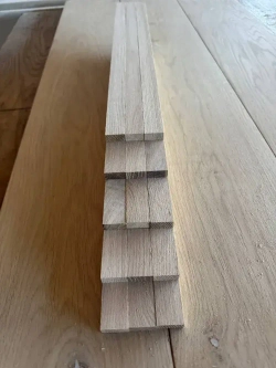 брусок деревянный дуб РУСТИК 21х10х470мм(20шт) для творчества, хобби и поделок