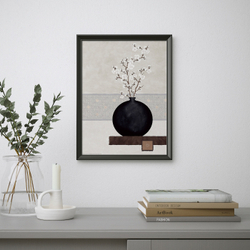 IKEA BILD  (ИКЕА БИЛД)  -  Постер, ветка белого цветка, 30x40 см