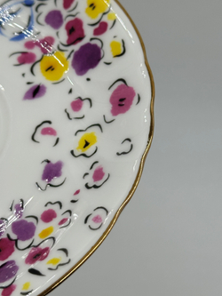 Кофейная пара с цветами Yves Saint Laurent by Yamaka