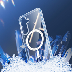 Усиленный прозрачный чехол с MagSafe от Dux Ducis для Samsung Galaxy S25+, серия Clin Mag Series Case