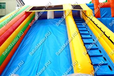 Надувной батут горка "Парк Юрского периода"