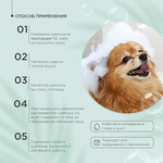 Жидкий шампунь ProPhyto DERMA PROTECT SHAMPOO для собак с растительными экстрактами против перхоти и себореи, 500 мл