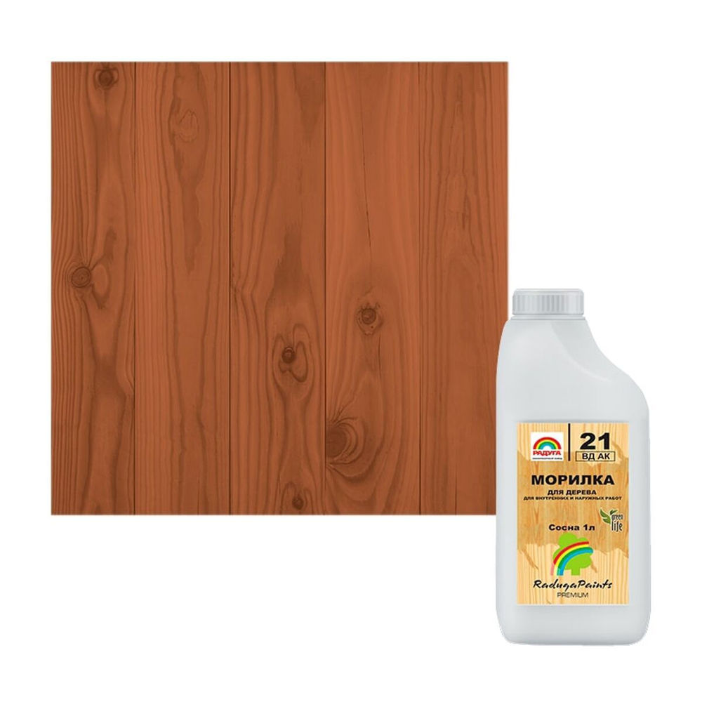 МОРИЛКА ДЛЯ ДЕРЕВА РАДУГА-21 АКРИЛОВАЯ 1Л МАХАГОН