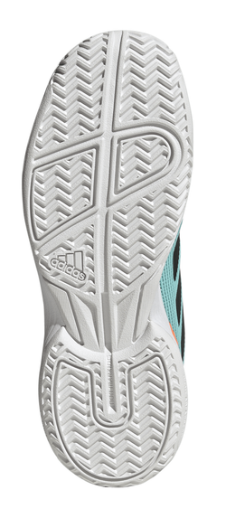 Детские Кроссовки теннисные  Adidas Ubersonic K - flash aqua/core black/lucid orange